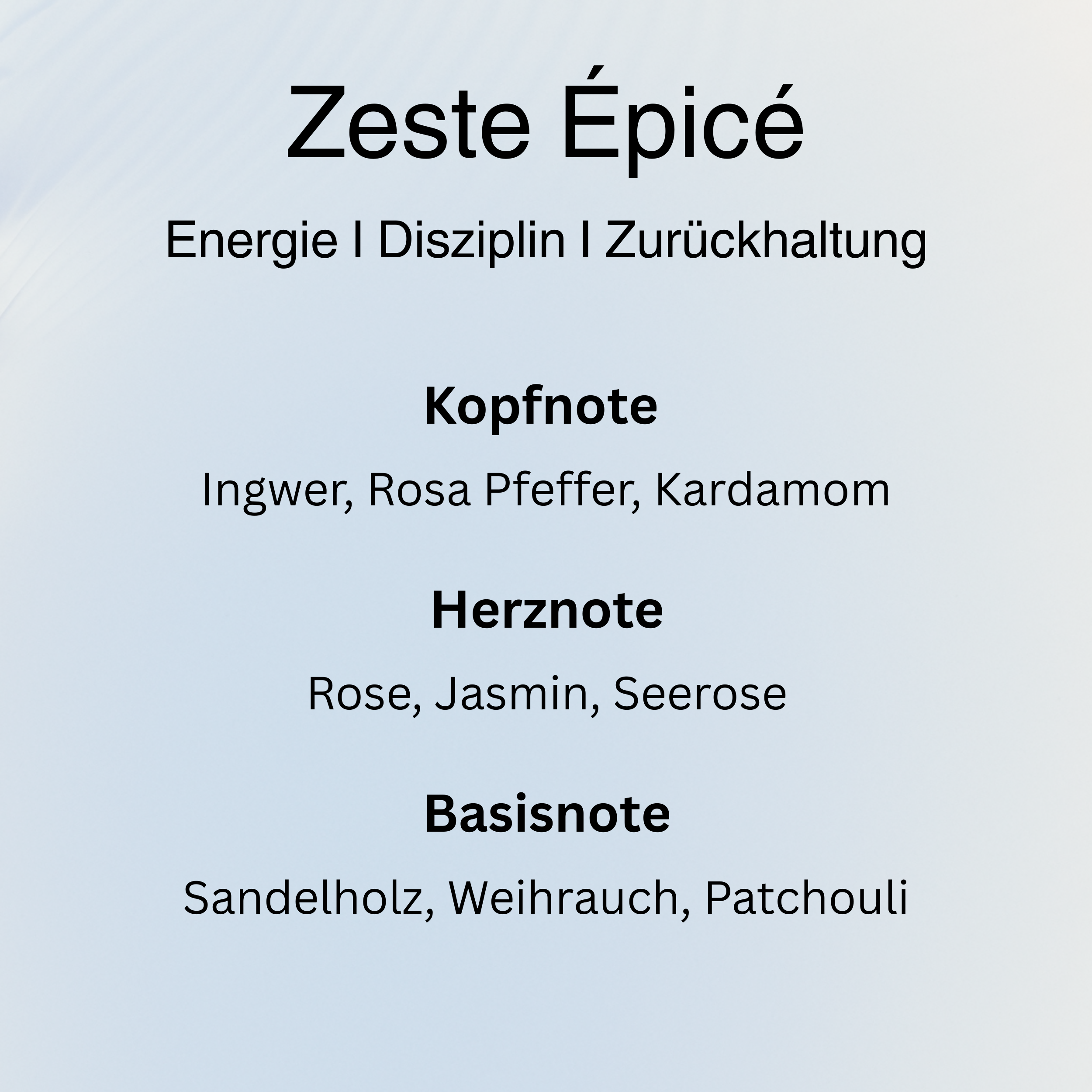 Zeste Épicé – Control