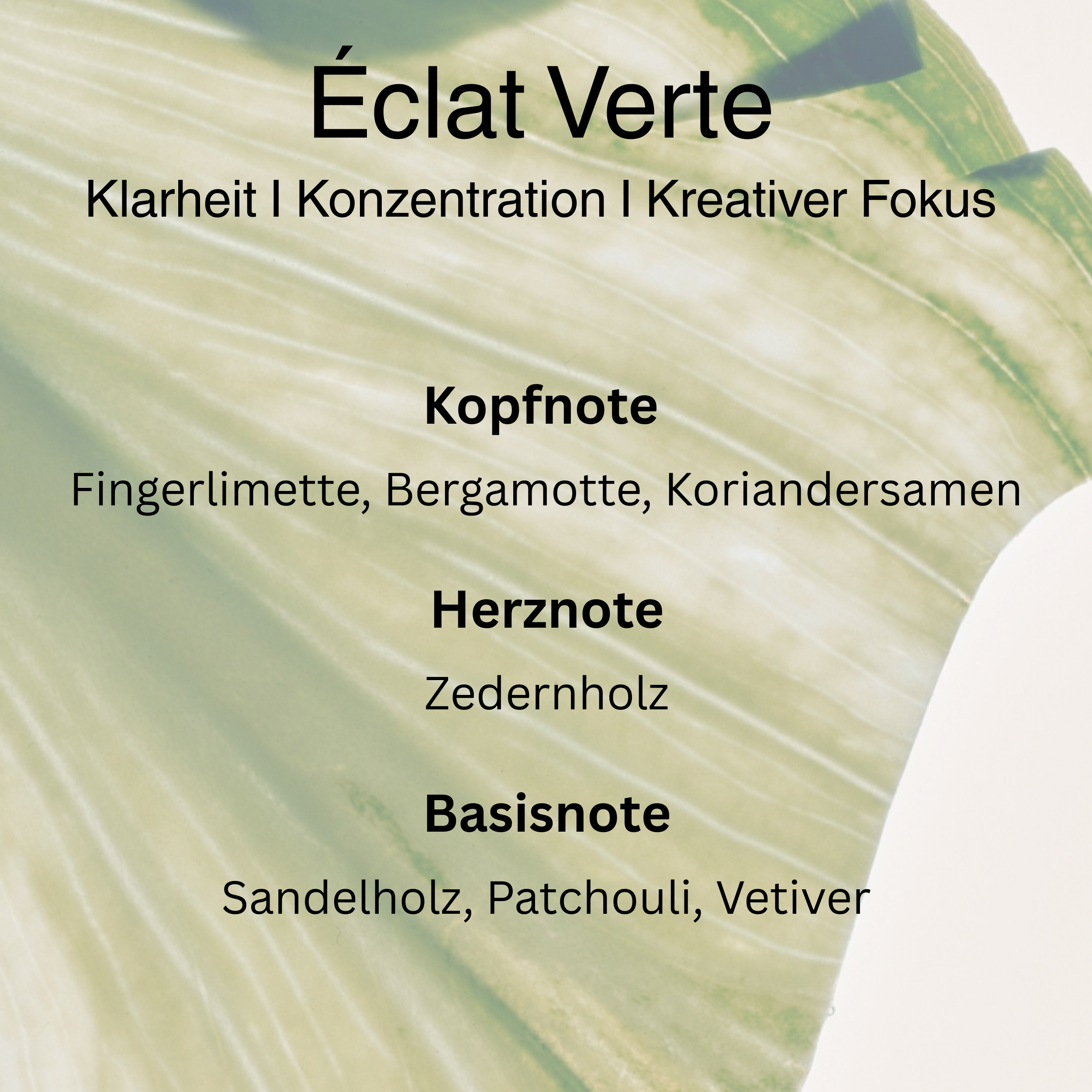 Éclat Verte – Clarity